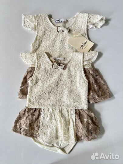Платье боди для девочки новое