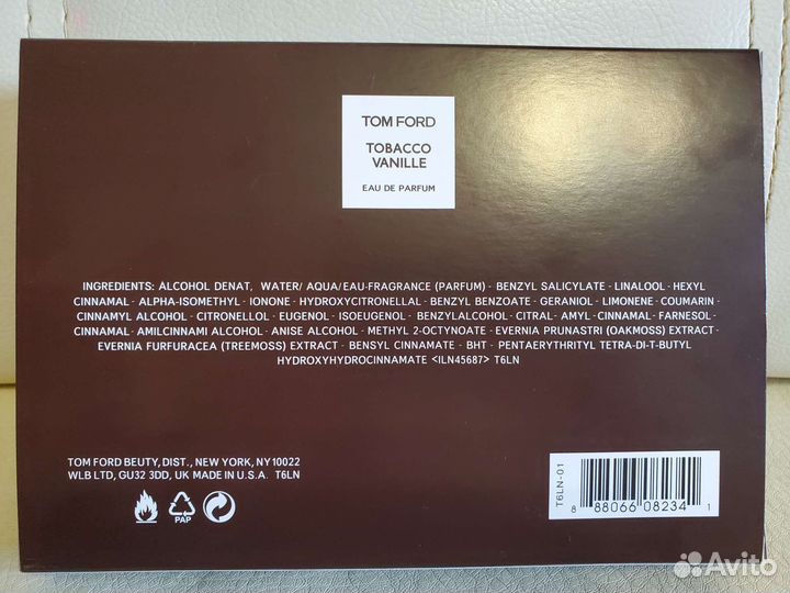 Подарочный набор Tom Ford 5 x 12ml