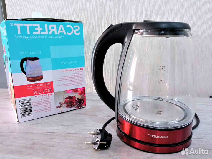 Чайник электрический стеклянный