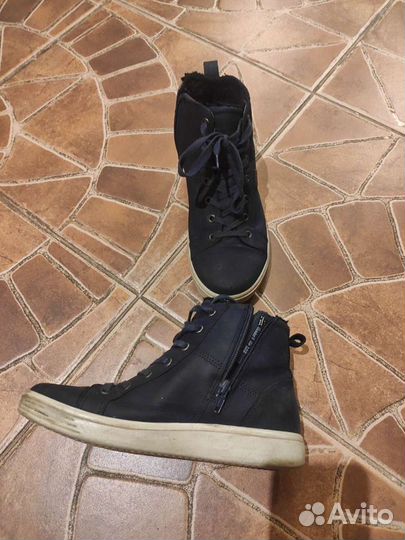 Зимние ботинки ecco 37p