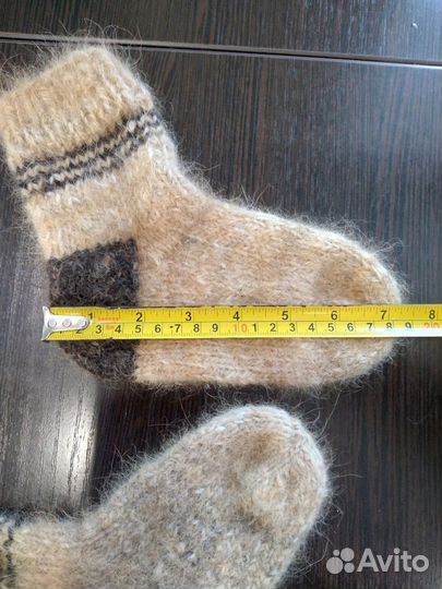 Носки детские из собачьей шерсти