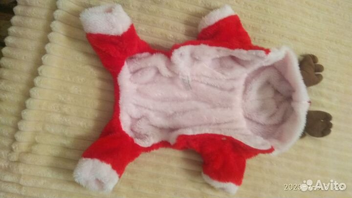 Новогодний комбинезон для маленькой собачки