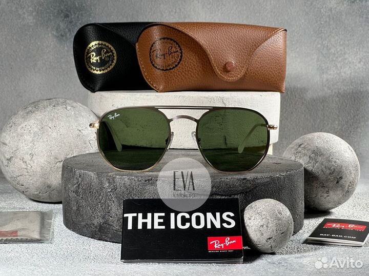 Очки Ray Ban Marshal Double Bridge RB 3609 9140/71