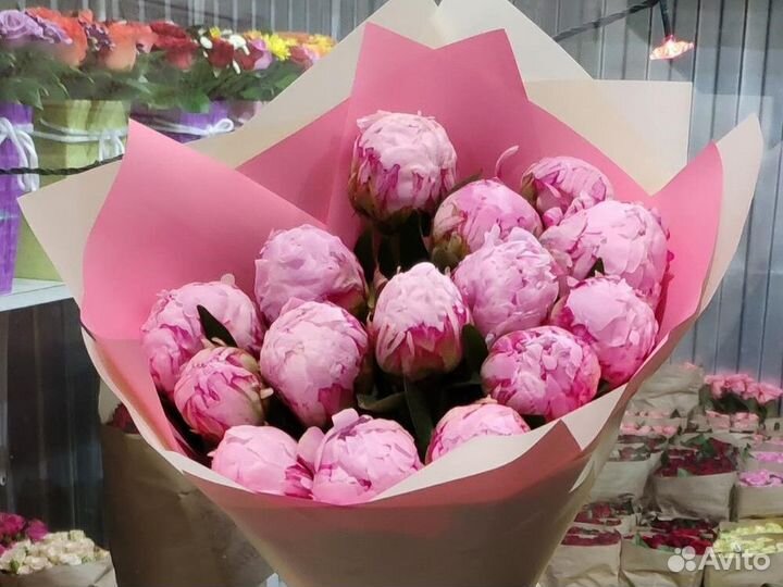 Пионы Доставка цветов букеты