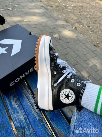 Кеды converse кожаные