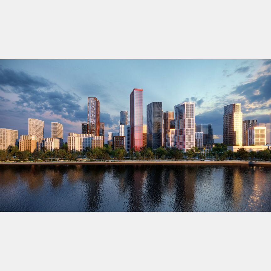 3-к. квартира, 91,3 м², 32/32 эт.