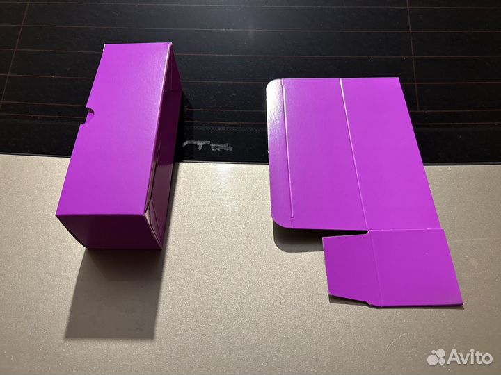 Коробка картонная складная подарочная 50х50х150мм