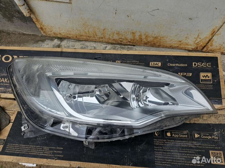 Opel astra j фара галоген