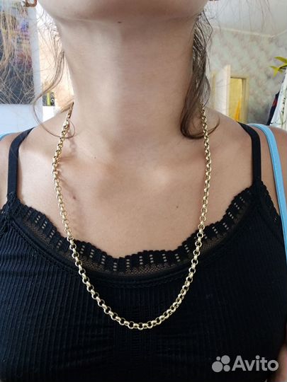 Золотая цепочка женская 585 бу