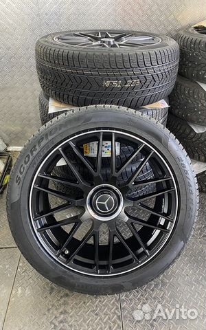 Новые колеса R22 Mercedes GLE 167 Разноширокие