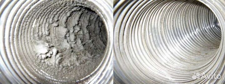 Зачистка ремонт вентиляции, дымоходов