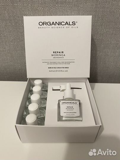 Ср-во для восстановления волос organicals (Италия)