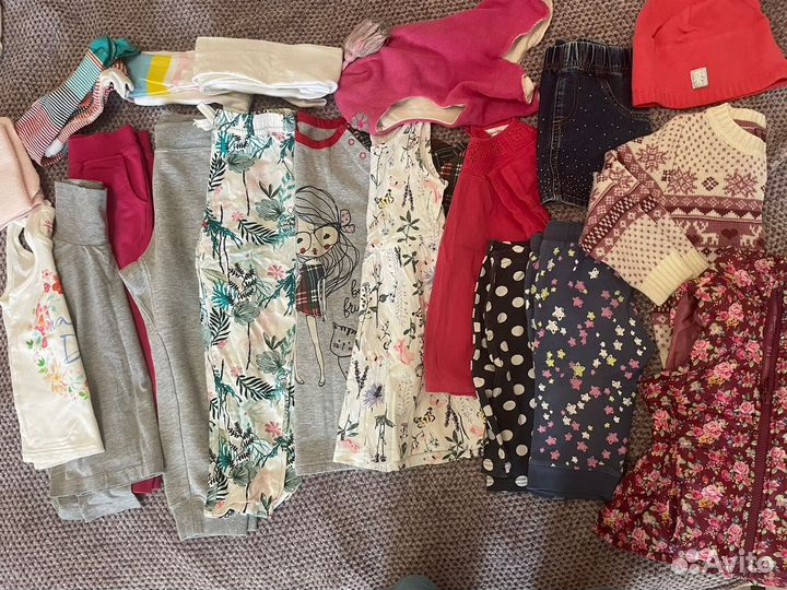 Вещи пакетом на девочку р. 92-98