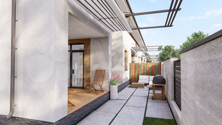 Таунхаус 185 м² на участке 2 сот.