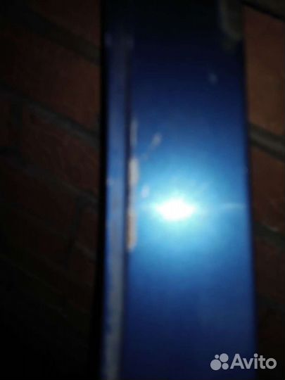 Дверь калина задняя левая цвет синий