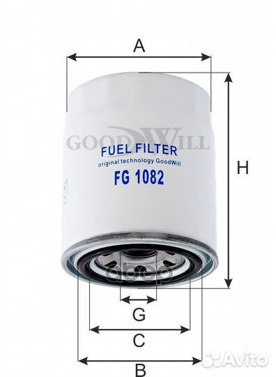 Фильтр топливный FG 1082 Goodwill