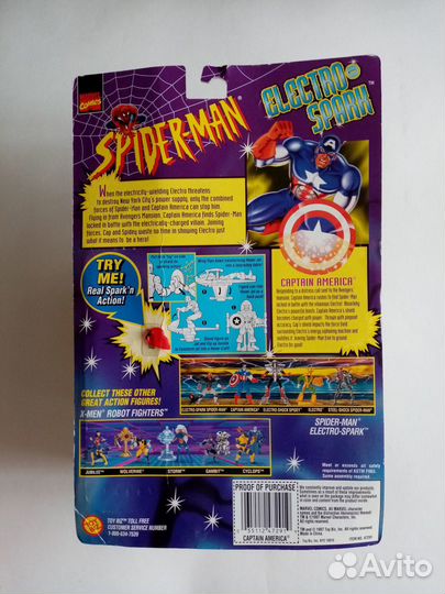 Фигурка Toy Biz Electro Spark Captain America