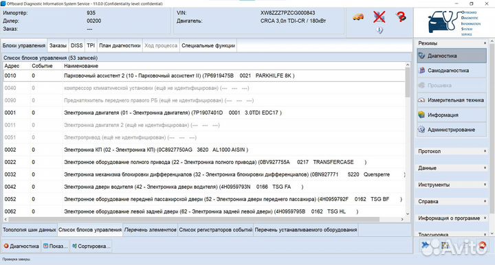 Porsche Piwis Tester III + odis на ноутбук