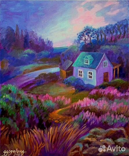 Картина маслом на холсте 