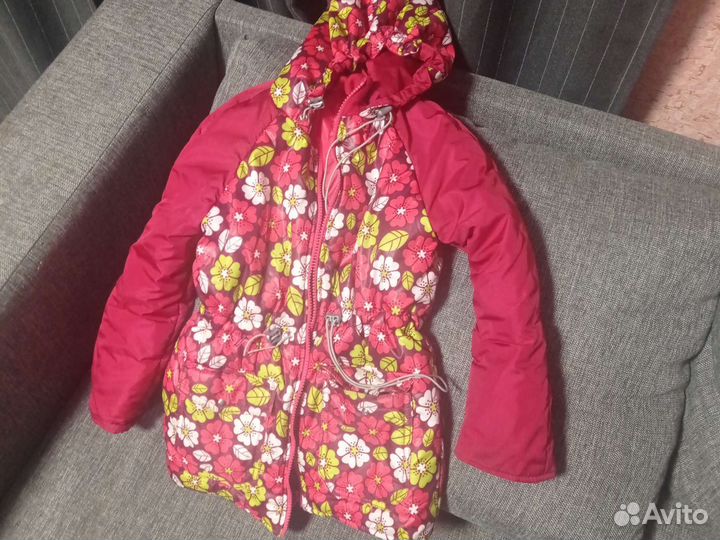 Куртка на девочку теплая