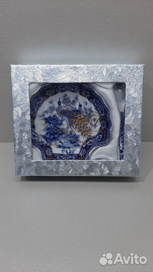 Подставка под чайный пакетик, фарфор