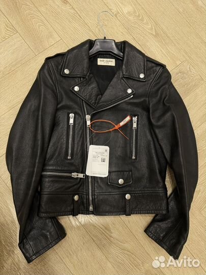 Saint Laurent Кожаная куртка