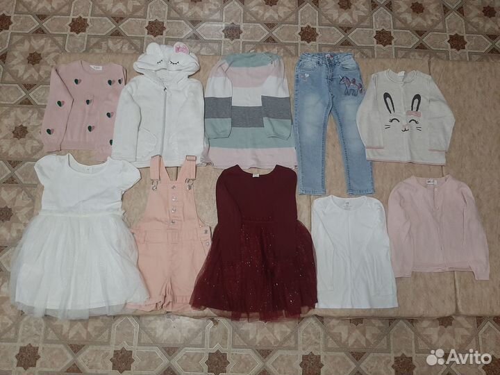 Вещи пакетом для девочки 98 104