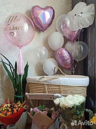 Плетёная корзинка на подставке