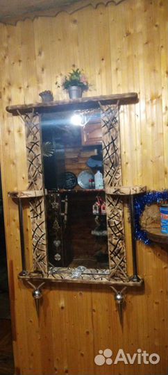 Зеркало старинное в раме
