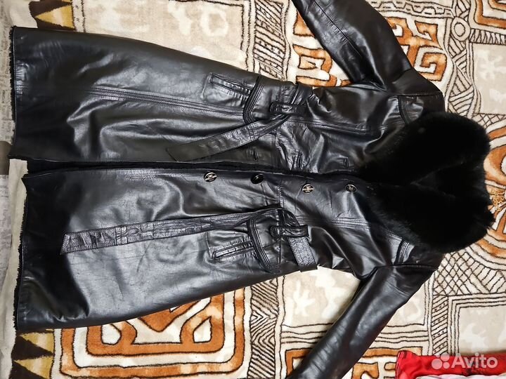 Дубленка натуральная женская 44-46