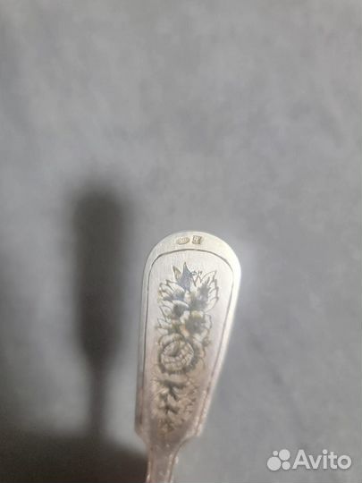 Серебряные столовые ложки 84