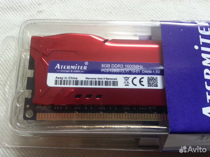Новая DDR3 PC3-12800 1600MHz 8Gb + 8Gb