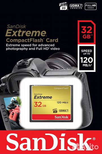 SanDisk CompactFlash 32Gb Extreme