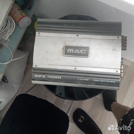 Сабвуфер и усилитель