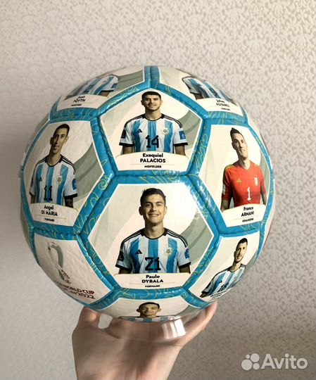 Мяч футбольный сувенирный #5 диаметр 22 см