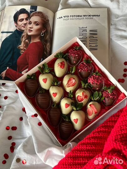 Клубника в шоколаде Callebaut на 14 февраля