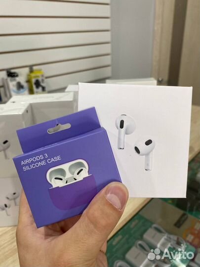 Наушники AirPods 2/3/Pro/ Pro 2 С Шум (Арт.92368)