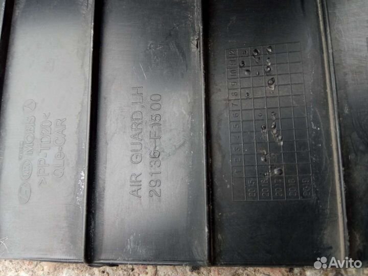 Kia Sportage 4 дефлектор радиатора левый