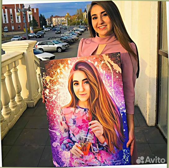 Портрет по фото подарок