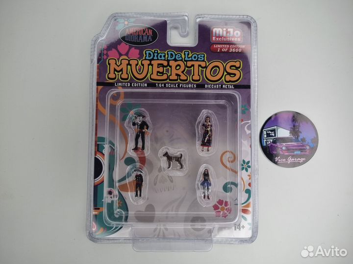 Johnny Lightning American diorama Muertos set