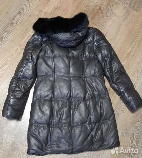 Кожаное пальто, пуховик парка дубленка