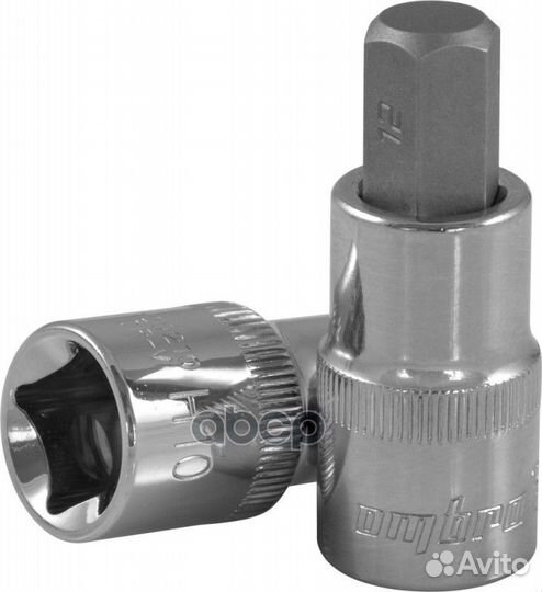 Насадка 1/2 dr с вставкой hex н 17 мм 120217 ombra