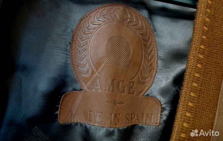 Куртка замшевая мужская Amge/Испания/52-54