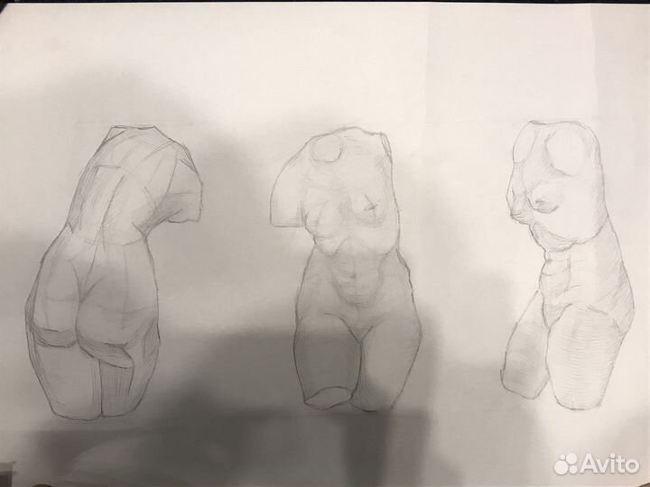 Академические рисунки на заказ