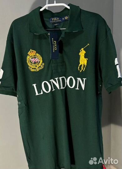 Поло Ralph Lauren London City Зеленое