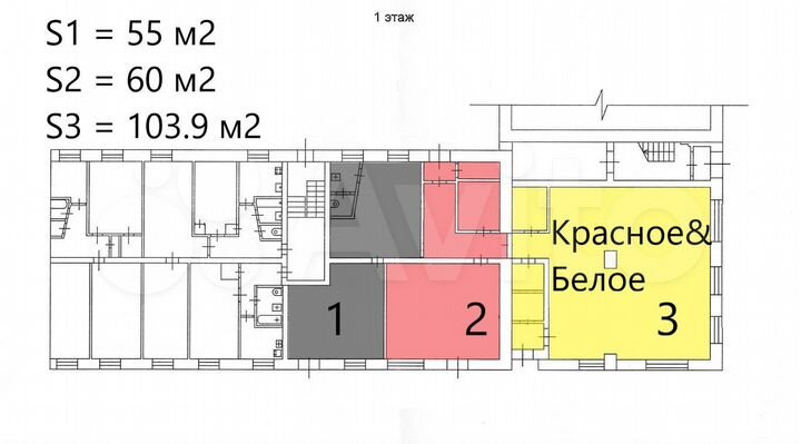 Торговая площадь, 60 м²