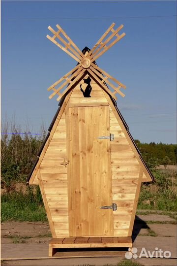 Дачный туалет деревянный BAG342