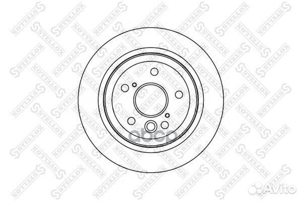 60204576SX диск тормозной задний Toyota Avensi