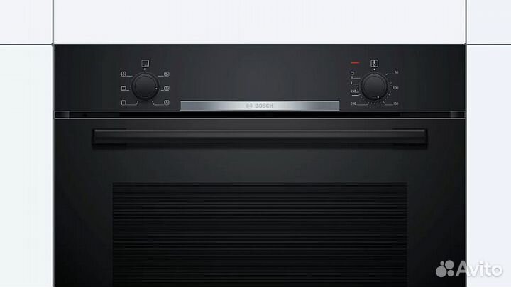 Электрический духовой шкаф Bosch HBA530BB0S черный