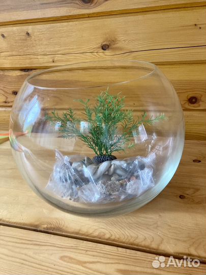 Аквариум круглый 10 литров